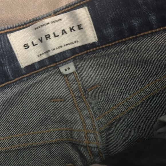 SLVRLAKE Beatnik Ankle Jeans Promised Land Wash Size 26 NWT $299 - Picture 5 of 8